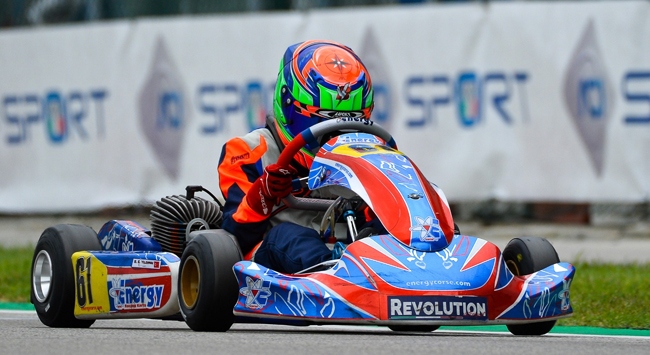 12 yaşındaki milli karting sürücüsü İtalya’da piste çıktı