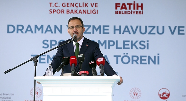 Bakan Kasapoğlu: Türkiye’nin iddiası sporda da zirveye çıkmak