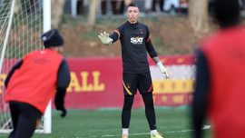 Fernando Muslera takımla birlikte çalıştı