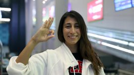 Rekortmen dalışçı Fatma Uruk yurda döndü