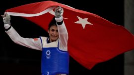 Hatice Kübra İlgün bronz madalya kazandı
