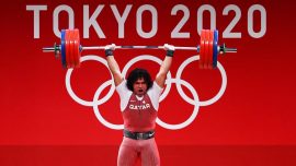 Katarlı halterci ülkesine ilk olimpiyat altın madalyasını kazandırdı