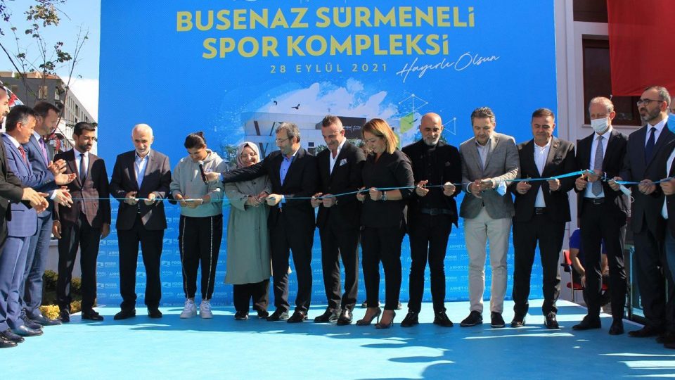 Busenaz Sürmeneli Spor Kompleksi açıldı