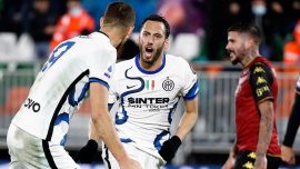 Hakan Çalhanoğlu attı, Inter kazandı