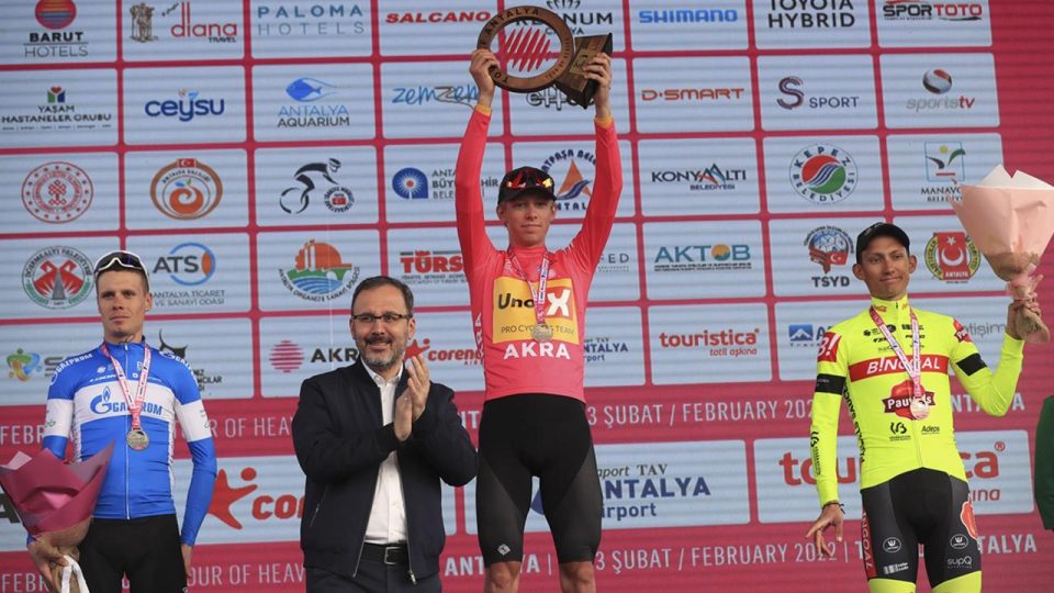 Antalya Bisiklet Turu’nun şampiyonu Jacob Hindsgaul oldu