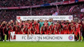 Bayern Münih şampiyonluk kupasını aldı