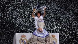 Real Madrid, Şampiyonlar Ligi şampiyonluğunu kutladı