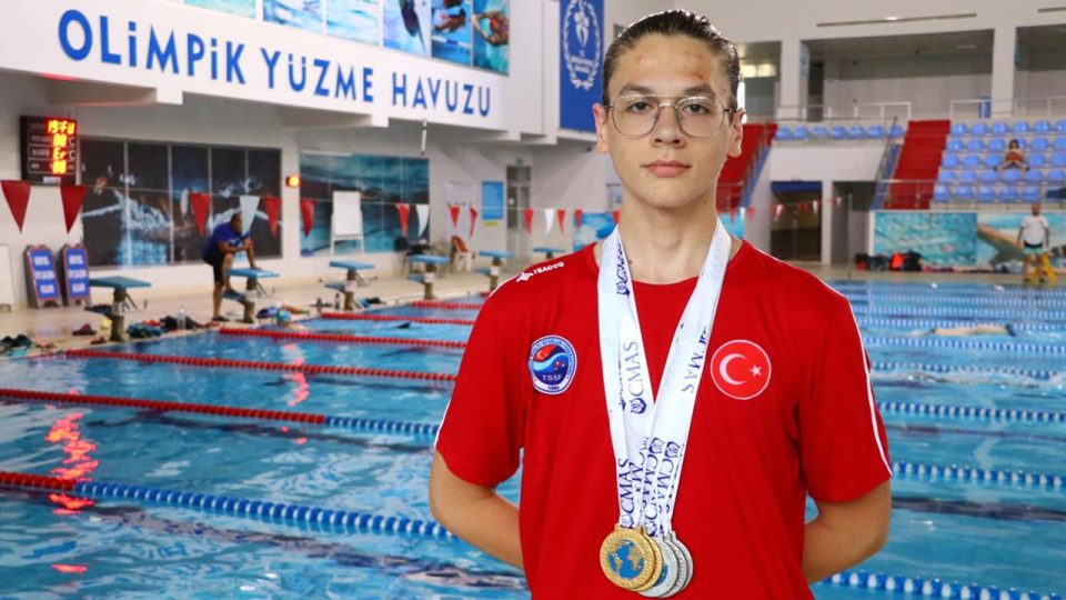 Milli serbest dalışçı Hamza Varol iki yılda 9 madalya kazandı