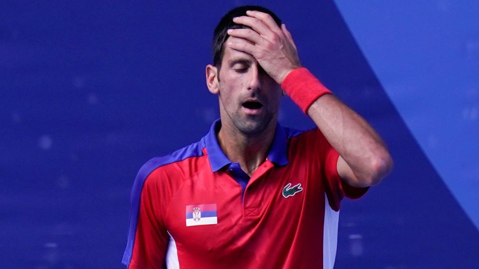 Djokovic antrenman maçını yarıda bıraktı