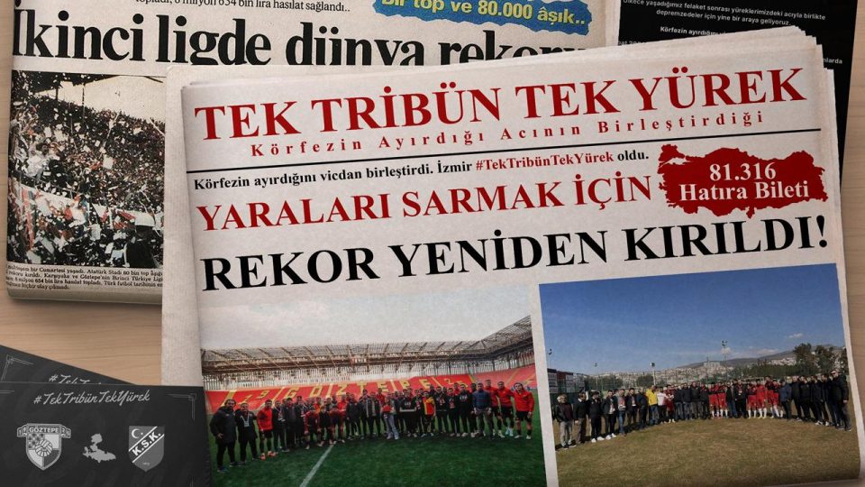 Göztepe-Karşıyaka derbisi için 81 bin 316 hatıra bilet satıldı
