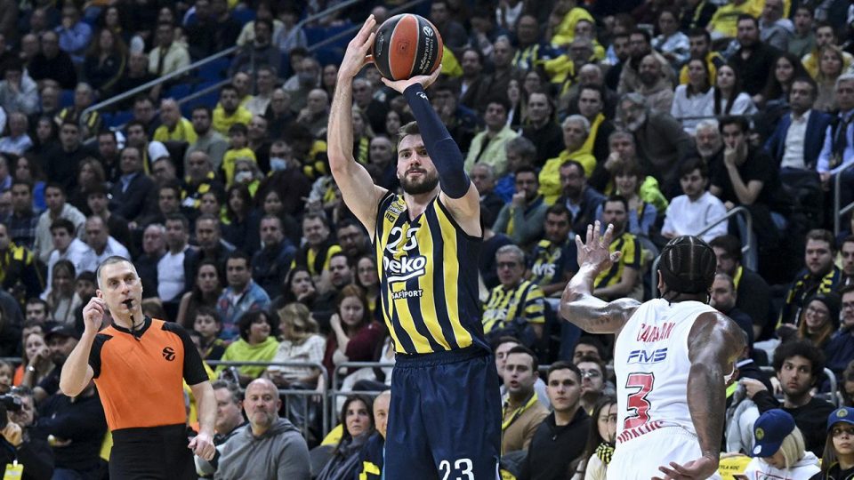 THY Avrupa Ligi’nde haftanın MVP’si Fenerbahçe Bekolu Marko Guduric