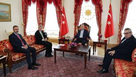 Cumhurbaşkanı Erdoğan Uluslararası Olimpiyat Komitesi Başkanı Bach'ı kabul etti