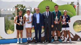 2. Uluslararası Cudi Cup Tenis Turnuvası sona erdi