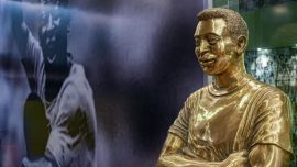 Efsane futbolcu Pele'nin mozolesi halkın ziyaretine açıldı