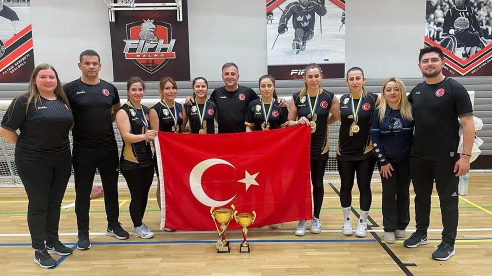 Golbol Kadın Milli Takımı İsveç’te şampiyon oldu