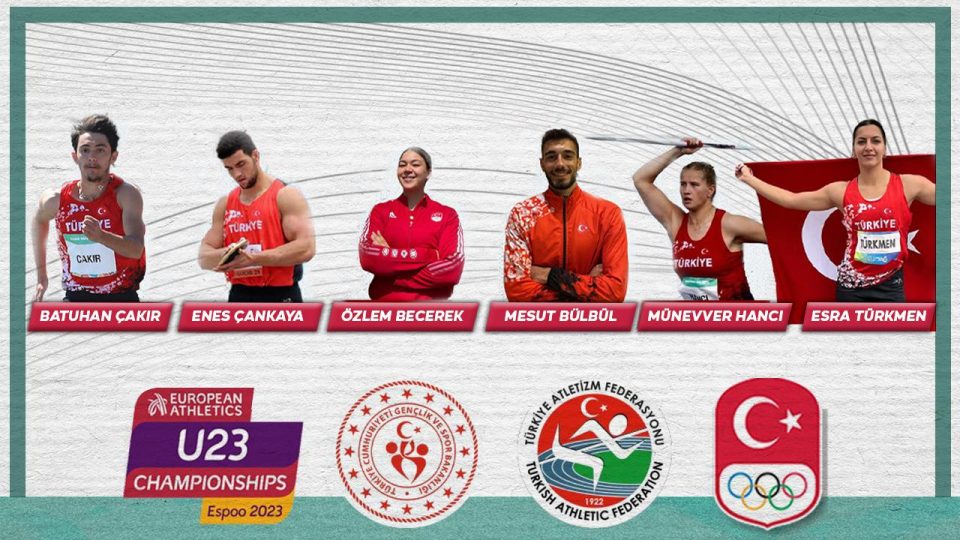 Atletizmde 6 milli sporcu Finlandiya’da finale yükseldi