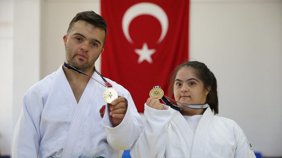 Down sendromlu judocular Trisome Oyunları’na hazırlanıyor