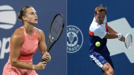 Sabalenka ve Medvedev ABD Açık'ta çeyrek finalde