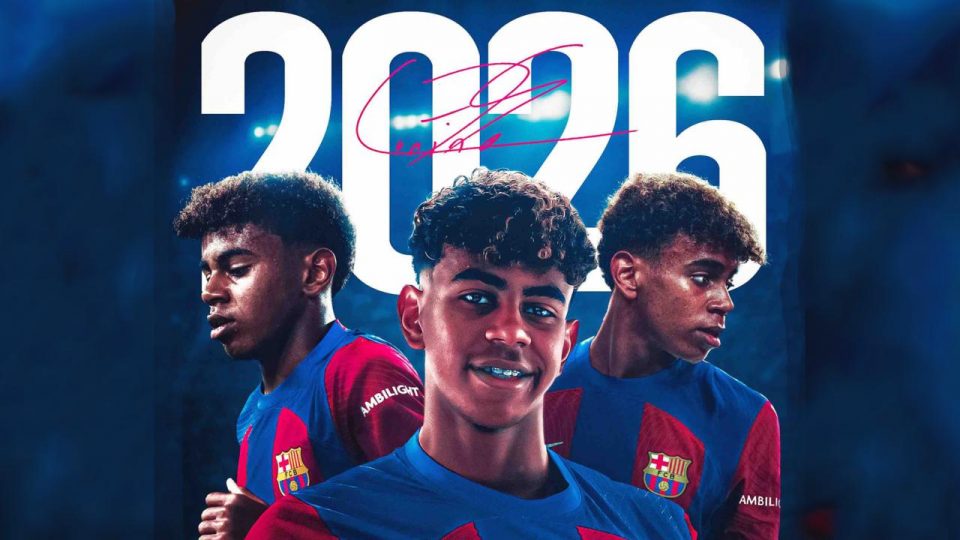 Barcelona genç yıldızı Lamine Yamal ile sözleşme yeniledi