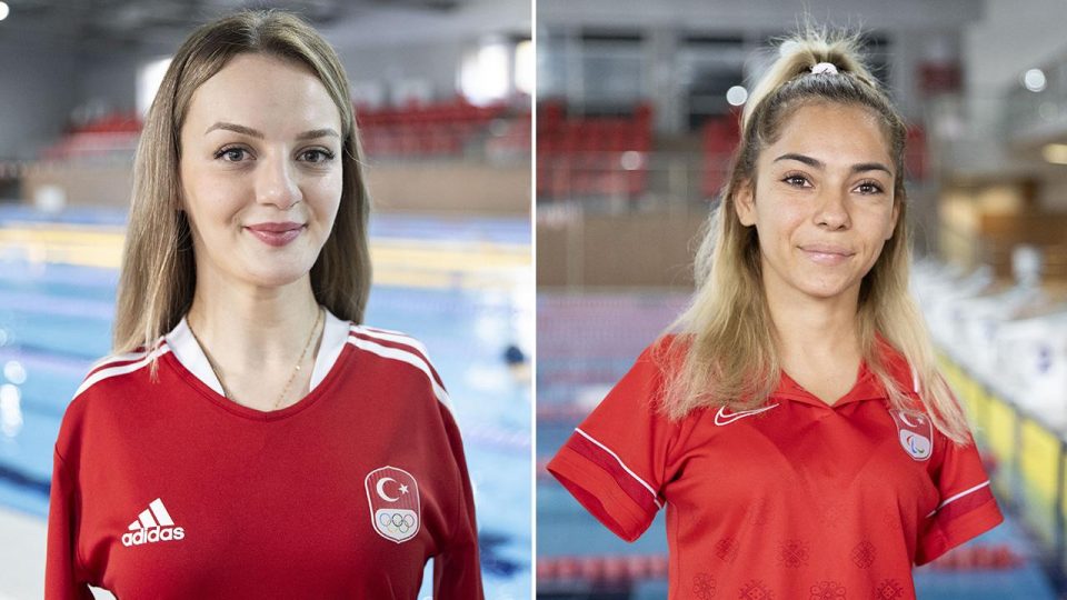 “Engel tanımayan” yüzücüler Sümeyye Boyacı ve Sevilay Öztürk